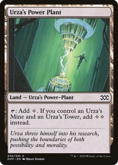 Urzas Power Plant Double Masters Magic card