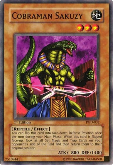 Cobraman Sakuzy Pharaonic Guardian Yu-Gi-Oh! card