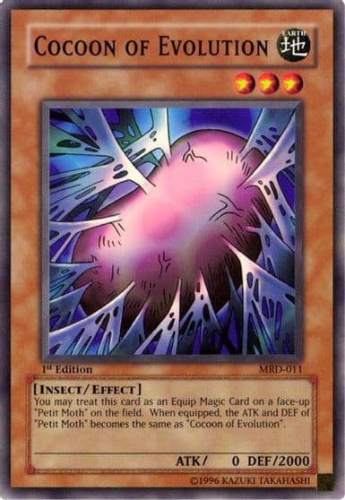 Cocoon of Evolution Metal Raiders Yu-Gi-Oh! card