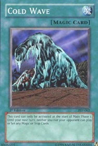 Cold Wave Pharaoh's Servant Yu-Gi-Oh! card