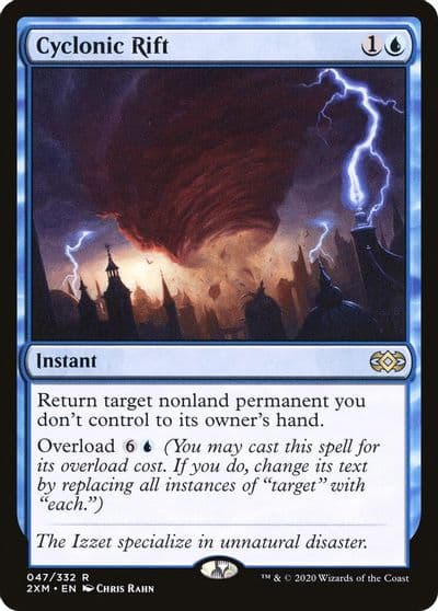 Cyclonic Rift Double Masters Magic card