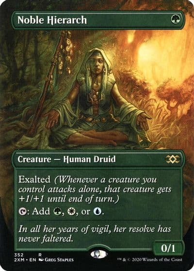 Noble Hierarch Borderless Double Masters Magic card