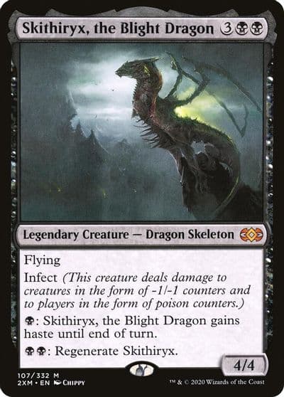 Skithiryx the Blight Dragon Double Masters Magic card