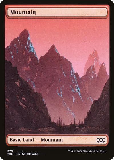 Mountain 379 Double Masters Magic card