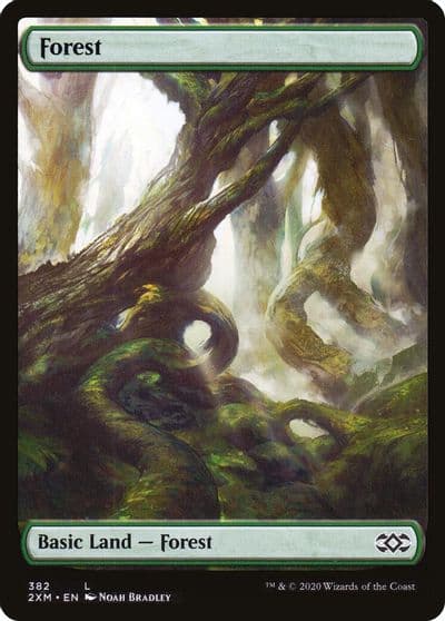 Forest 382 Double Masters Magic card