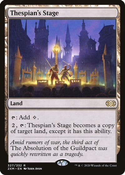 Thespians Stage Double Masters Magic card
