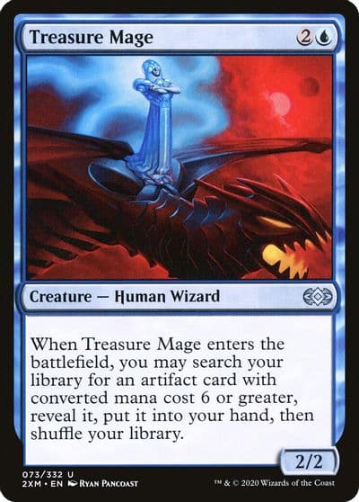 Treasure Mage Double Masters Magic card