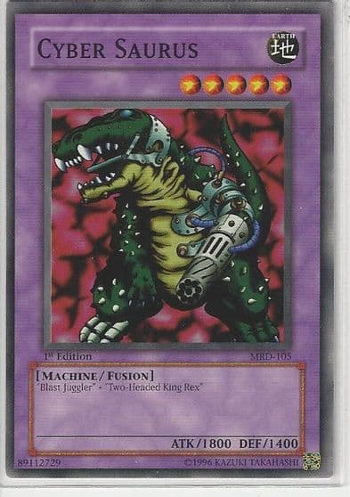 Cyber Saurus Metal Raiders Yu-Gi-Oh! card