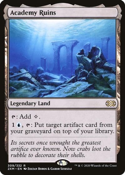 Academy Ruins Double Masters Magic card