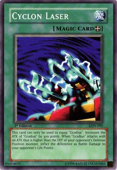 Cyclon Laser Labyrinth of Nightmare Yu-Gi-Oh! card