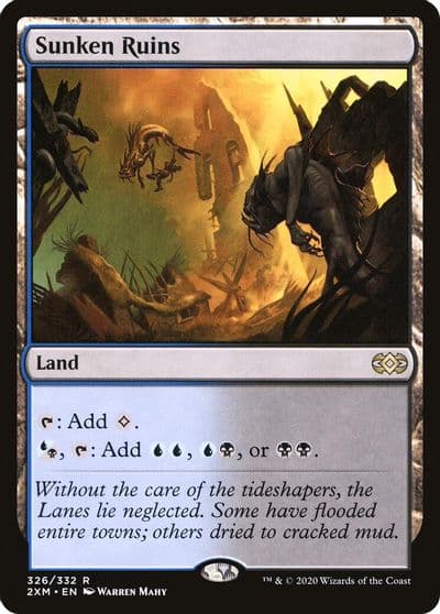 Sunken Ruins Double Masters Magic card