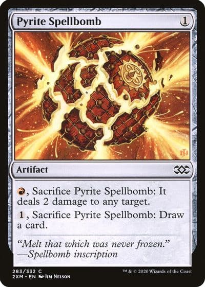 Pyrite Spellbomb Double Masters Magic card