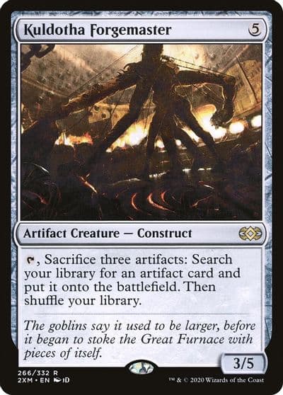 Kuldotha Forgemaster Double Masters Magic card