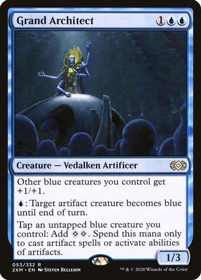 Grand Architect Double Masters Magic card