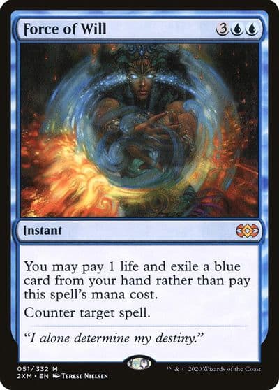 Force of Will Double Masters Magic card