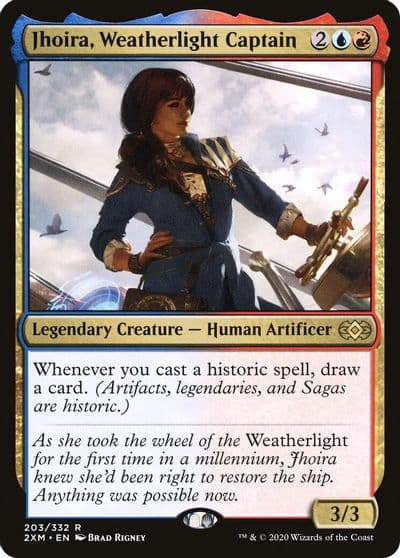 Jhoira Weatherlight Captain Double Masters Magic card