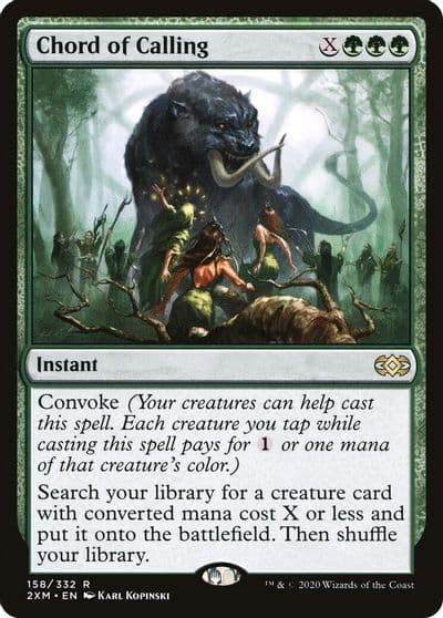 Chord of Calling Double Masters Magic card