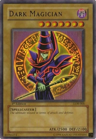 Dark Magician The Legend of Blue Eyes White Dragon Yu-Gi-Oh! card