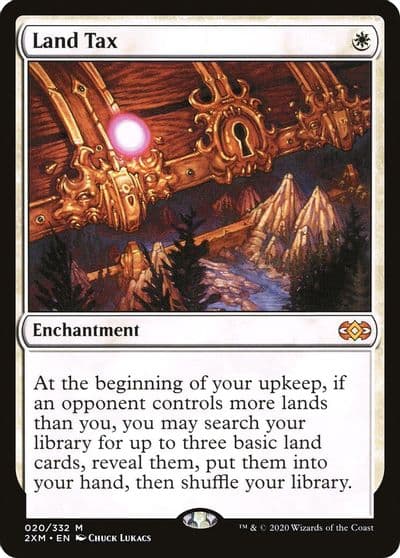 Land Tax Double Masters Magic card