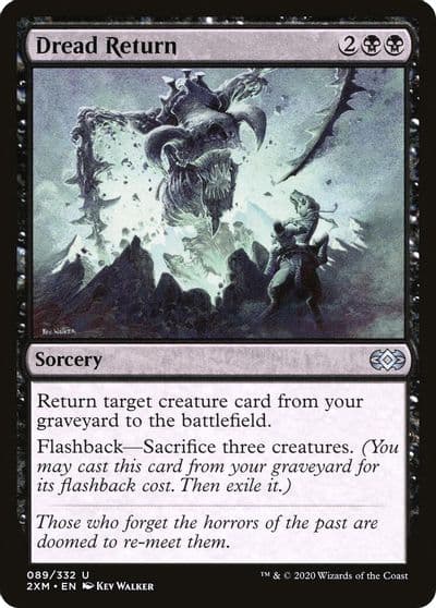 Dread Return Double Masters Magic card