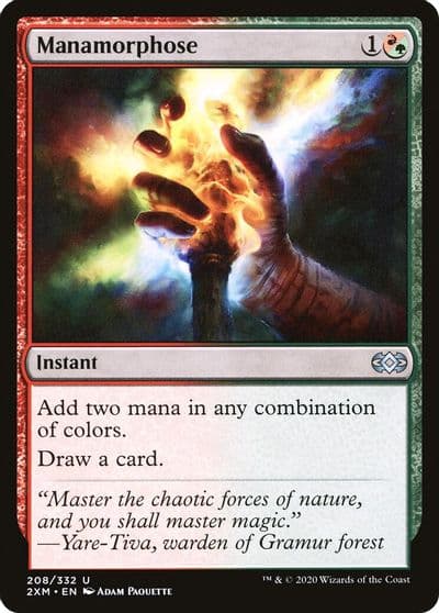 Manamorphose Double Masters Magic card