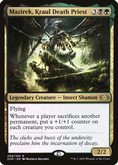 Mazirek Kraul Death Priest Double Masters Magic card
