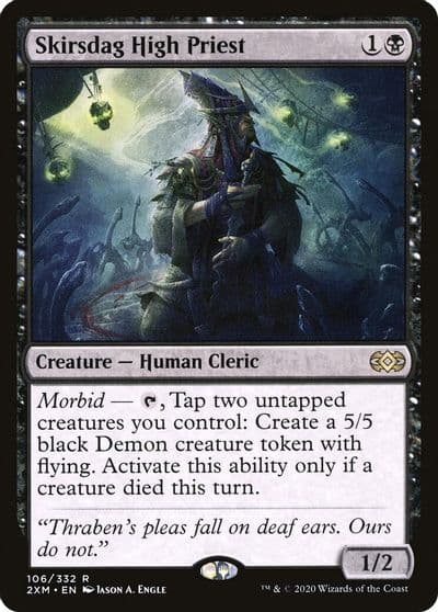 Skirsdag High Priest Double Masters Magic card