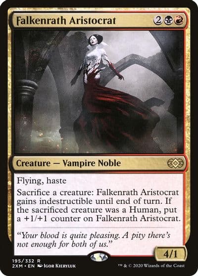 Falkenrath Aristocrat Double Masters Magic card
