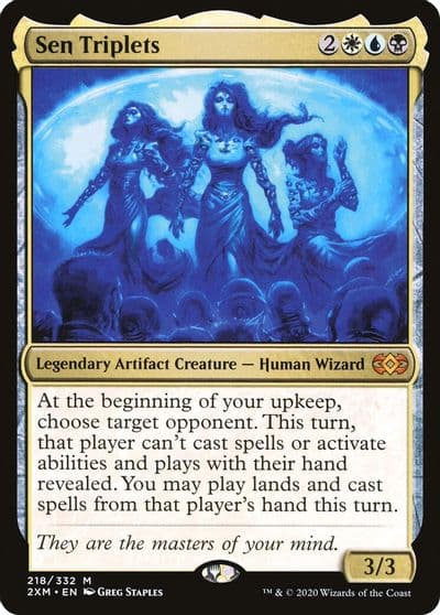 Sen Triplets Double Masters Magic card