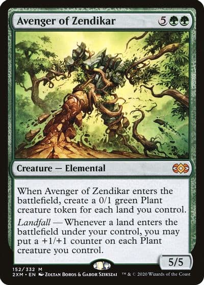 Avenger of Zendikar Double Masters Magic card