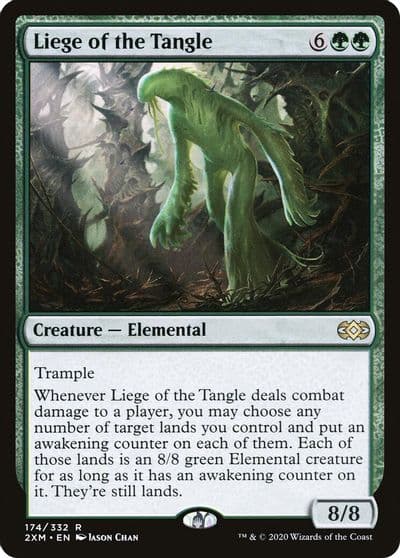 Liege of the Tangle Double Masters Magic card