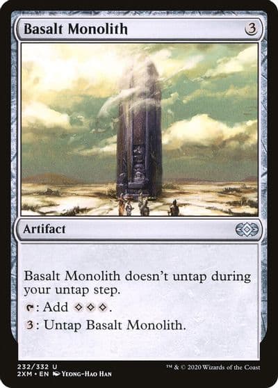 Basalt Monolith Double Masters Magic card