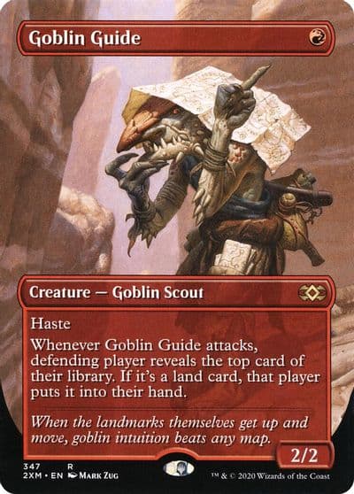 Goblin Guide Borderless Double Masters Magic card
