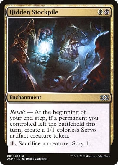 Hidden Stockpile Double Masters Magic card