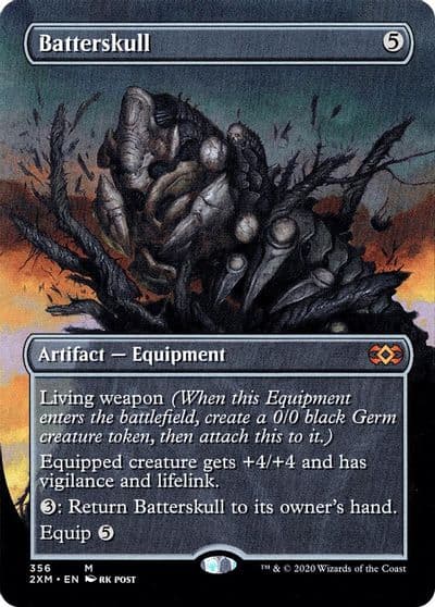 Batterskull Borderless Double Masters Magic card