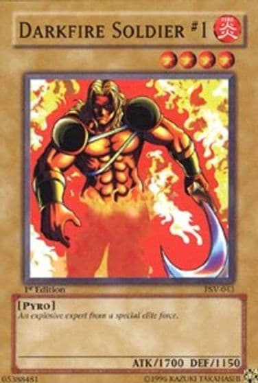Darkfire Soldier 1 Pharaoh's Servant Yu-Gi-Oh! card