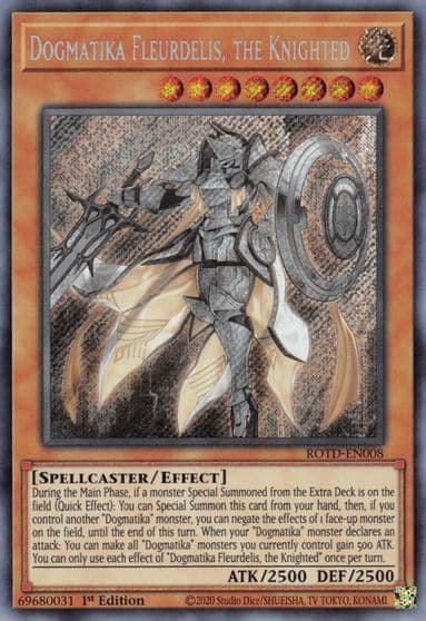 Dogmatika Fleurdelis the Knighted Rise of the Duelist Yu-Gi-Oh! card