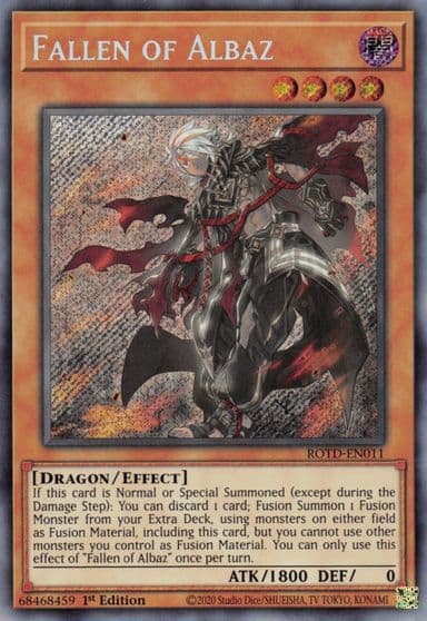 Fallen of Albaz Rise of the Duelist Yu-Gi-Oh! card