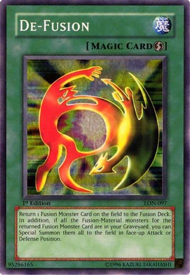 De Fusion Labyrinth of Nightmare Yu-Gi-Oh! card