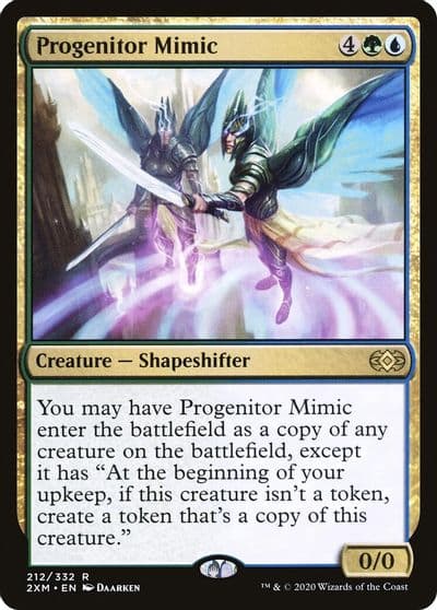 Progenitor Mimic Double Masters Magic card