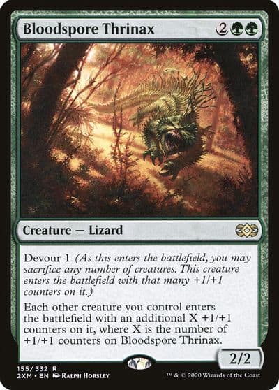 Bloodspore Thrinax Double Masters Magic card
