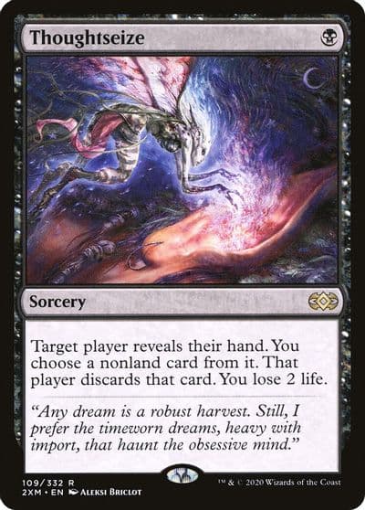 Thoughtseize Double Masters Magic card