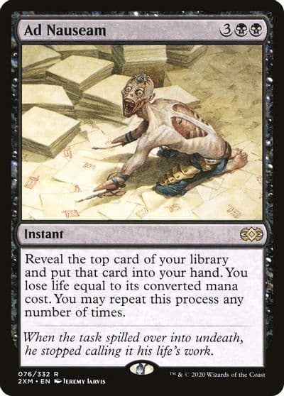 Ad Nauseam Double Masters Magic card