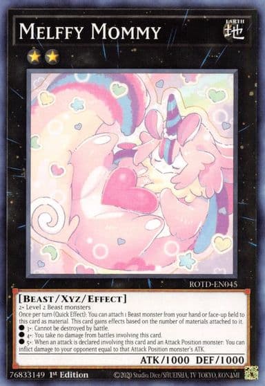 Melffy Mommy Rise of the Duelist Yu-Gi-Oh! card