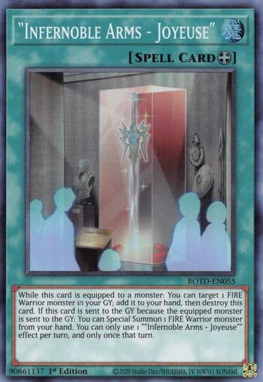Infernoble Arms Joyeuse Rise of the Duelist Yu-Gi-Oh! card