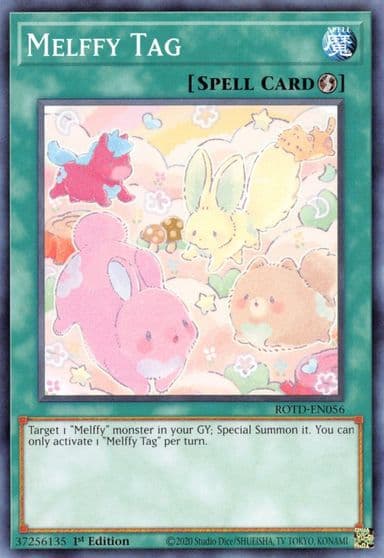 Melffy Tag Rise of the Duelist Yu-Gi-Oh! card