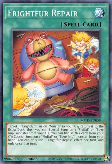 Frightfur Repair Rise of the Duelist Yu-Gi-Oh! card