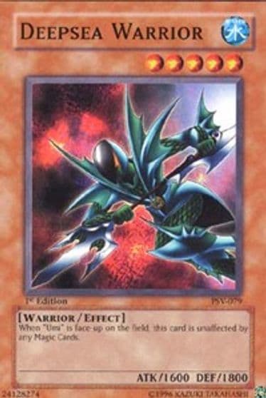 Deepsea Warrior Pharaoh's Servant Yu-Gi-Oh! card