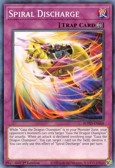 Spiral Discharge Rise of the Duelist Yu-Gi-Oh! card