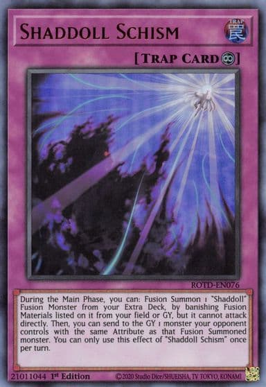 Shaddoll Schism Rise of the Duelist Yu-Gi-Oh! card